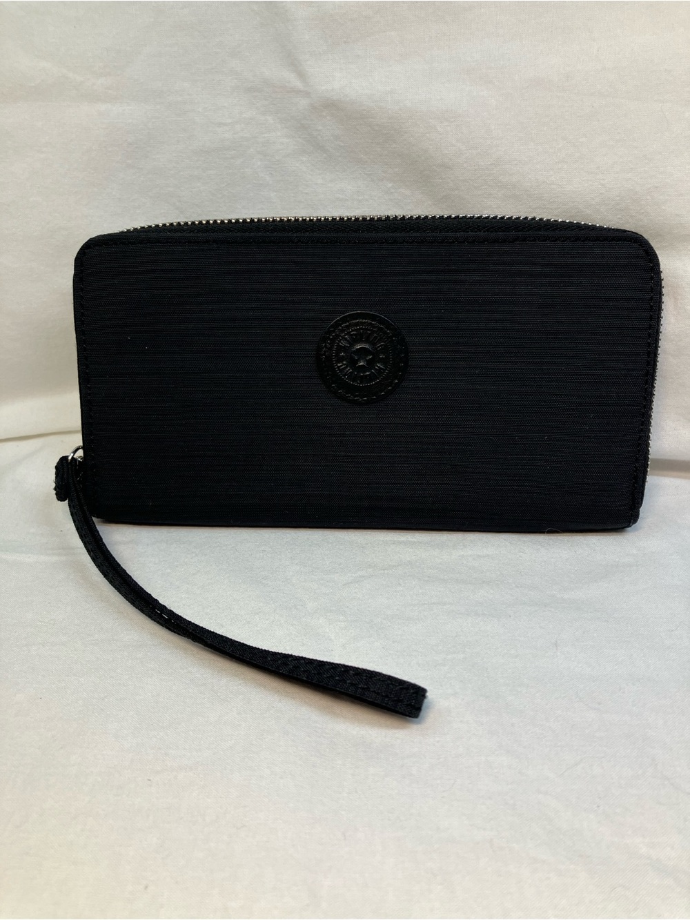 Kipling Black Alia Zip-Around Wristlet Wallet